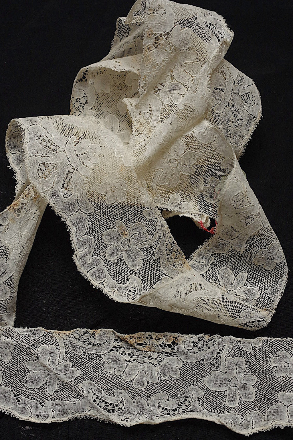 アンティークレース　dentelle antique 175cm デヴォンレース .FR a l'epoque