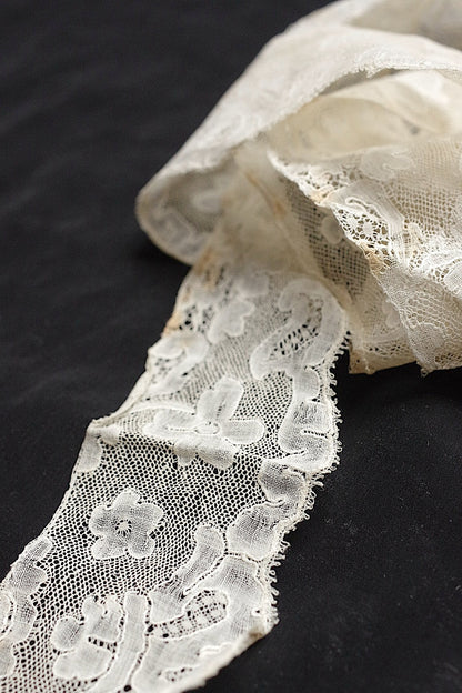 アンティークレース　dentelle antique 175cm デヴォンレース .FR a l'epoque