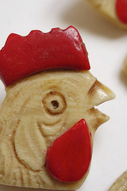 アンティークボタン　bouton antique coq .FR a l'epoque