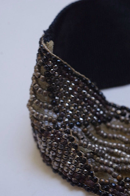 アンティークチョーカー　antique collier ビーズチョーカー .FR a l'epoque