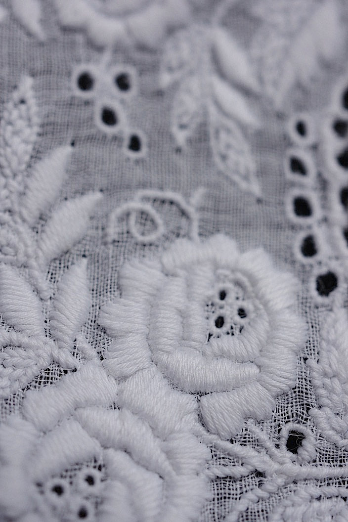 アンティークレース　dentelle ancinne レース生地はぎれ1 .FR a l'epoque