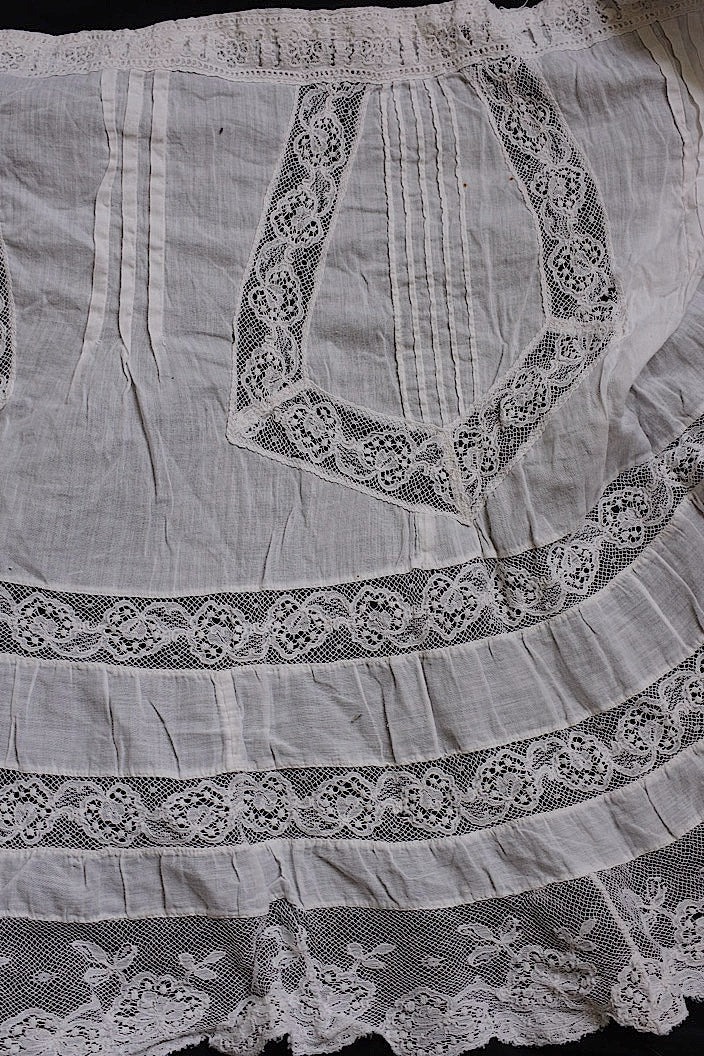 アンティークレース　dentelle ancinne レース生地はぎれ2 .FR a l'epoque