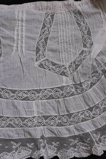 アンティークレース　dentelle ancinne レース生地はぎれ2 .FR a l'epoque