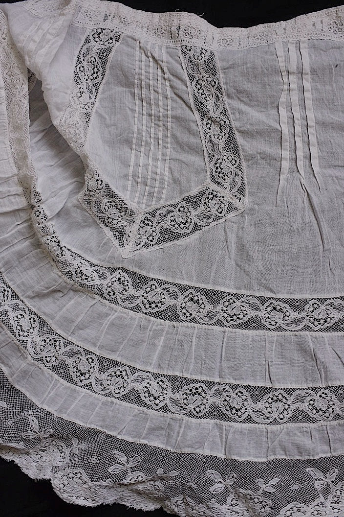 アンティークレース　dentelle ancinne レース生地はぎれ2 .FR a l'epoque