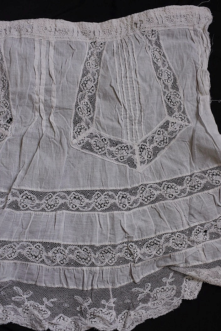 アンティークレース　dentelle ancinne レース生地はぎれ2 .FR a l'epoque