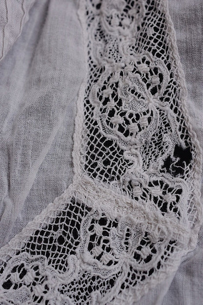 アンティークレース　dentelle ancinne レース生地はぎれ2 .FR a l'epoque