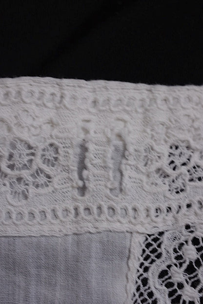 アンティークレース　dentelle ancinne レース生地はぎれ2 .FR a l'epoque