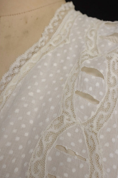 アンティークブラウス　vêtement  antique blouse1 .FR a l'epoque