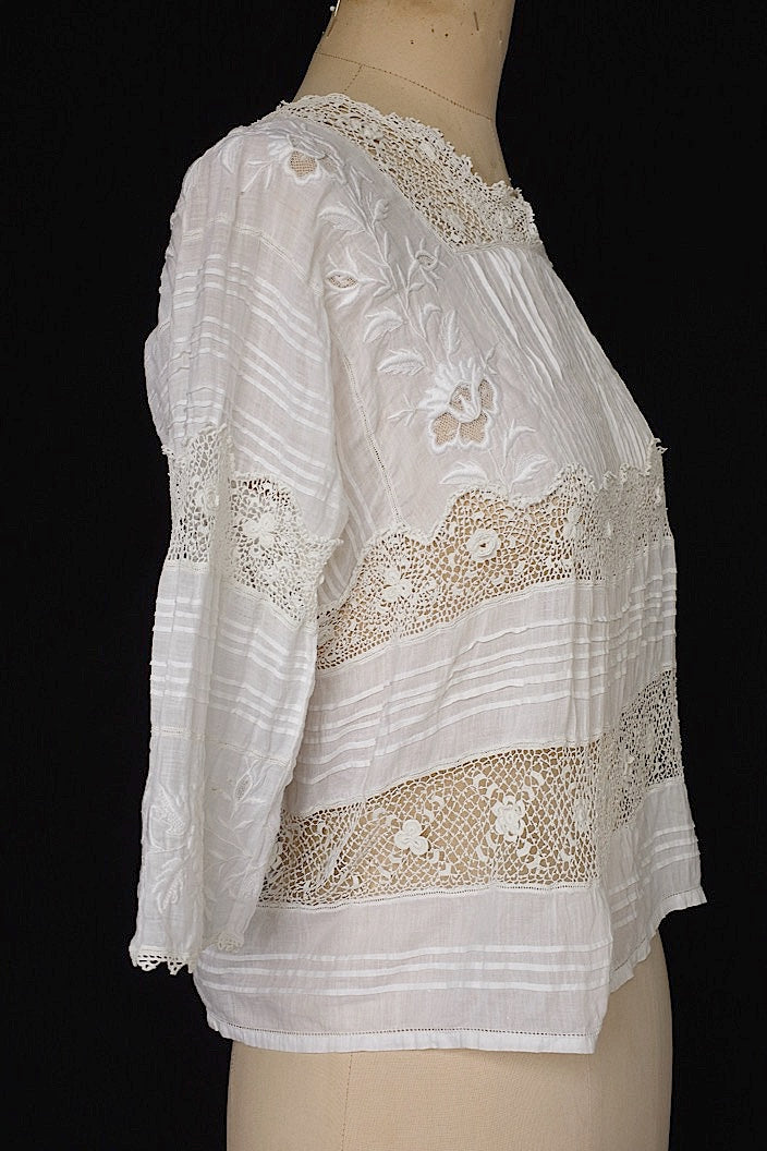 アンティークブラウス　vêtement  antique blouse7 .FR a l'epoque