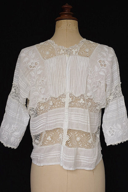 アンティークブラウス　vêtement  antique blouse7 .FR a l'epoque