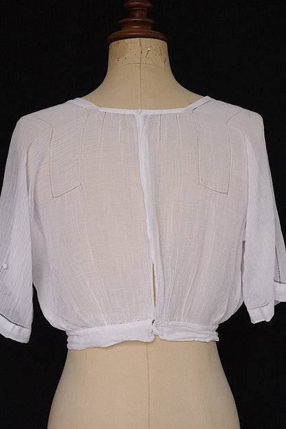 アンティークブラウス　vêtement  antique blouse8 .FR a l'epoque