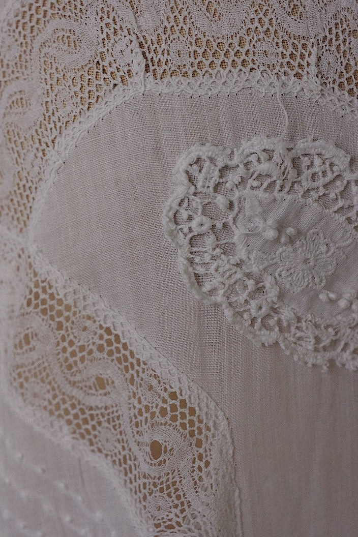 アンティークワンピース　vêtement  antique robe de chambre 3 .FR a l'epoque