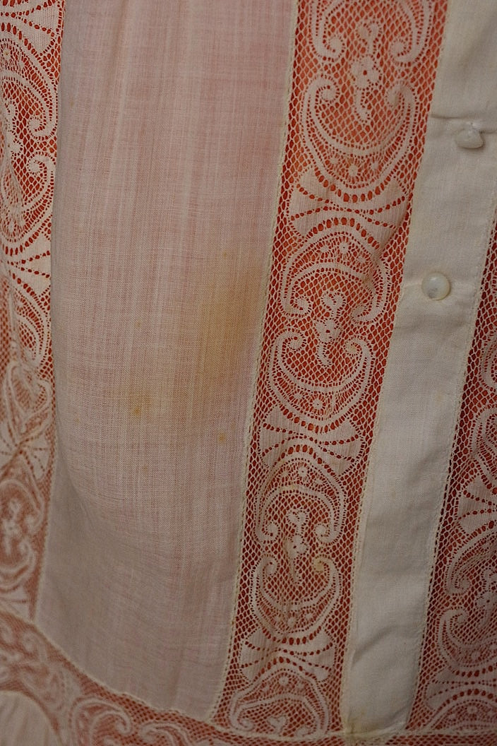 アンティークワンピース　vêtement  antique robe de chambre 4 .FR a l'epoque