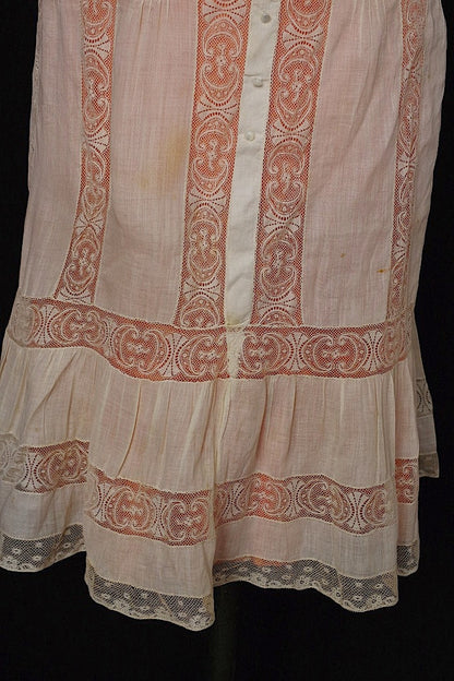 アンティークワンピース　vêtement  antique robe de chambre 4 .FR a l'epoque