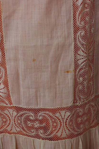 アンティークワンピース　vêtement  antique robe de chambre 4 .FR a l'epoque