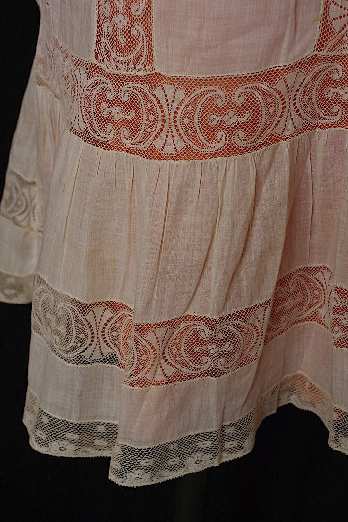アンティークワンピース　vêtement  antique robe de chambre 4 .FR a l'epoque