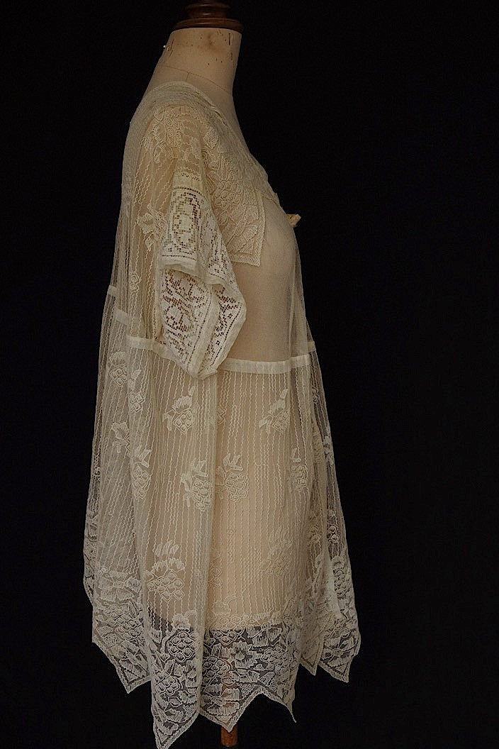 アンティークブラウス　vêtement  antique　レース羽織 .FR a l'epoque
