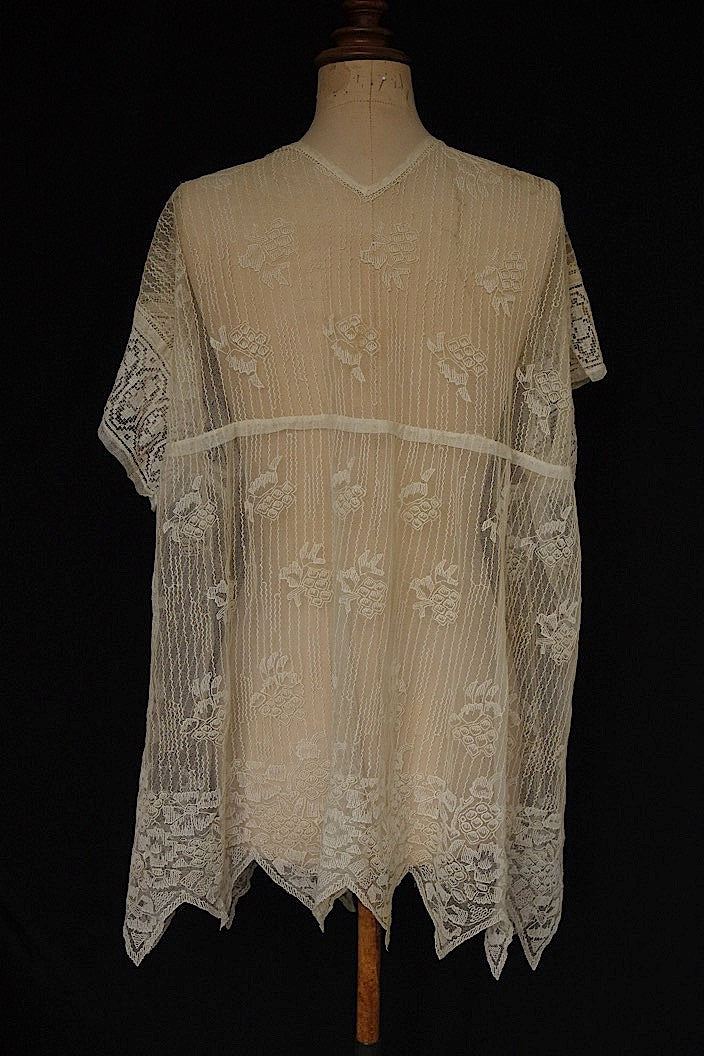 アンティークブラウス　vêtement  antique　レース羽織 .FR a l'epoque