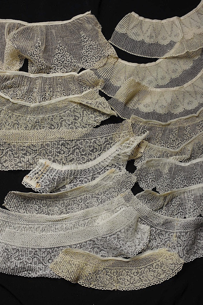 アンティークレース　dentelle ancinne　プリーツレース　17本 .FR a l'epoque