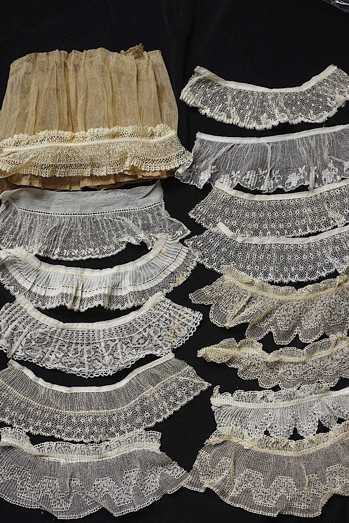 アンティークレース　dentelle ancinne　プリーツレース　14本 .FR a l'epoque