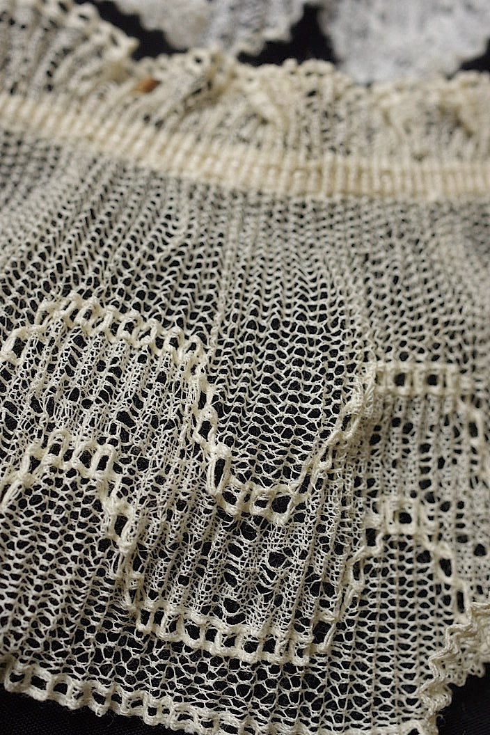 アンティークレース　dentelle ancinne　プリーツレース　14本 .FR a l'epoque