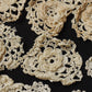 アンティークレース　dentelle ancienne クロシェモチーフ47個+bonnet .FR a l'epoque