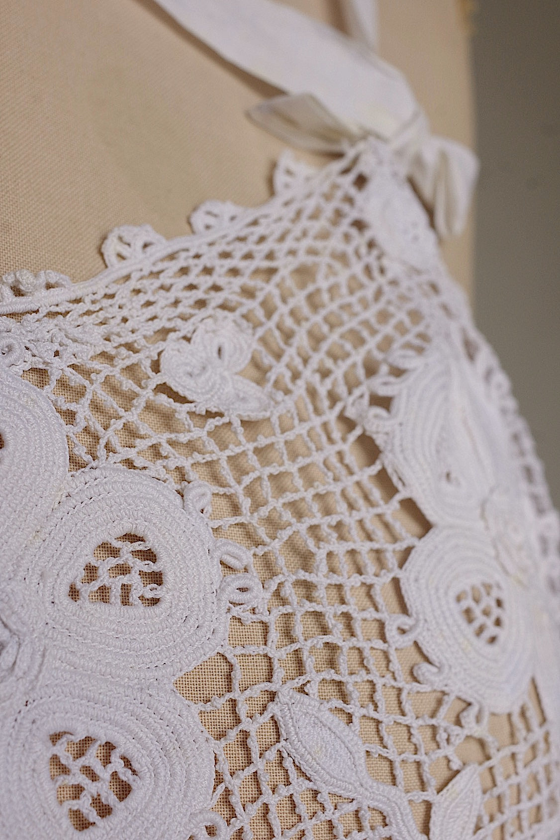 アンティークレース　dentelle ancienne クロシェ top .FR a l'epoque