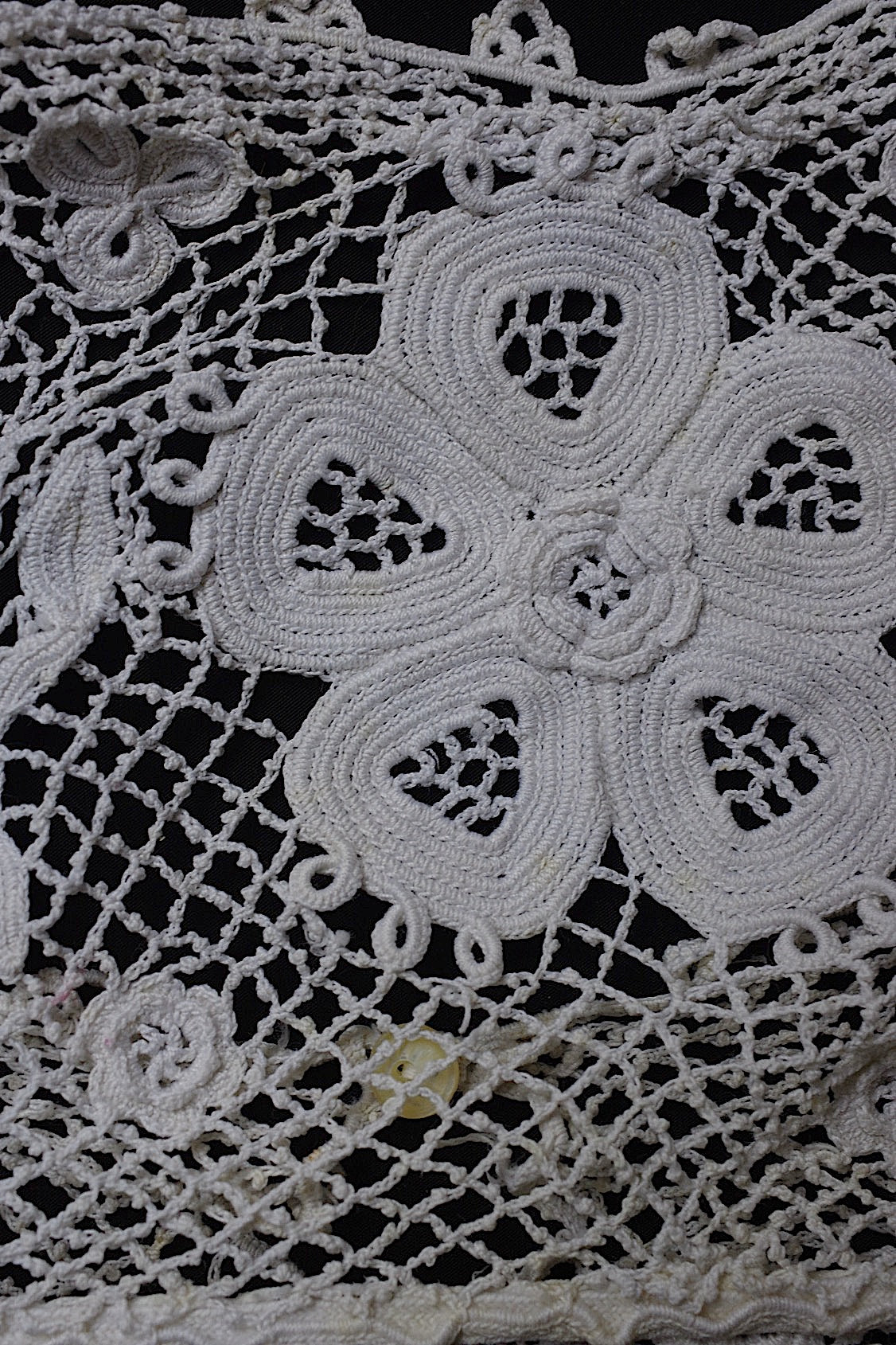 アンティークレース　dentelle ancienne クロシェ top .FR a l'epoque