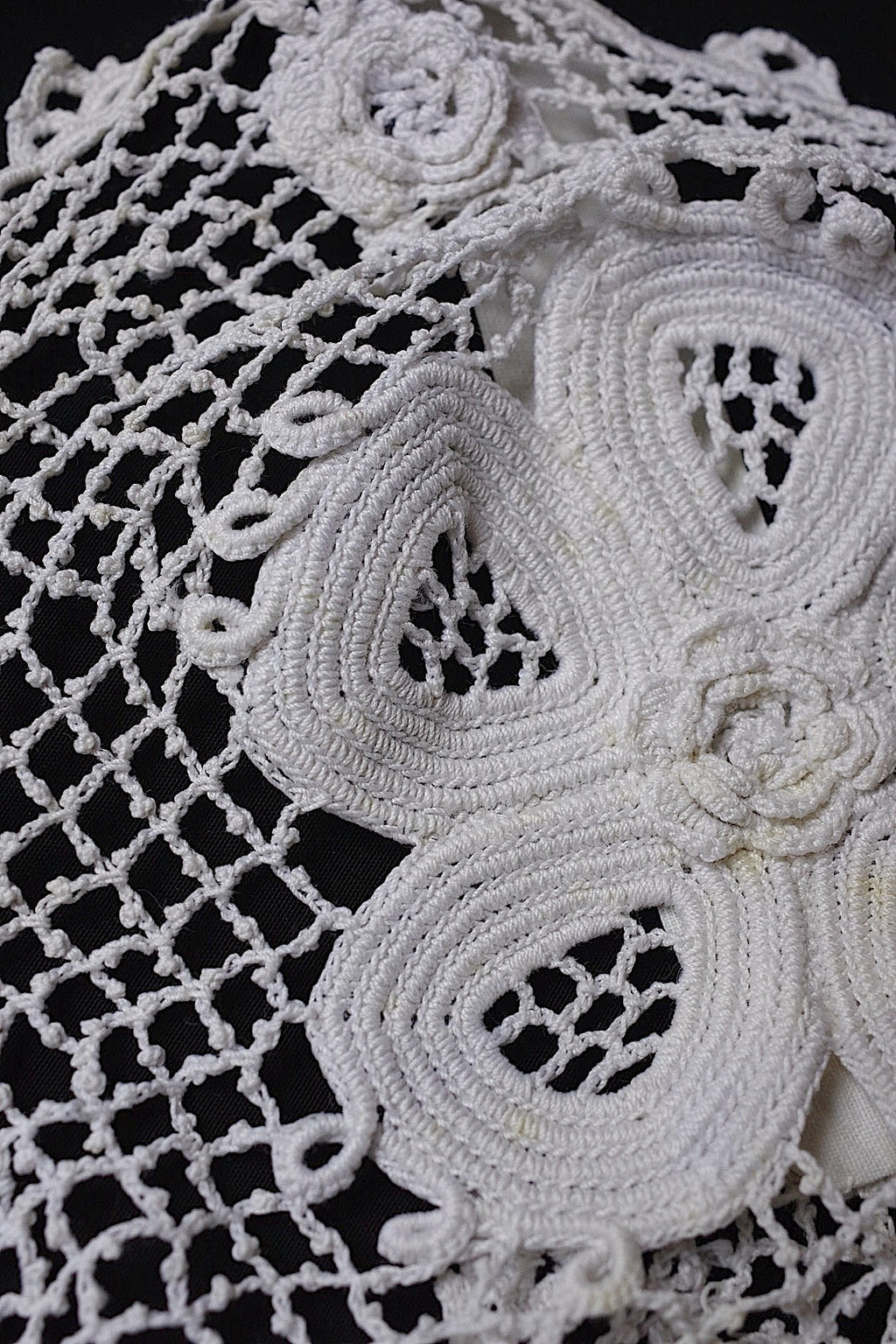 アンティークレース　dentelle ancienne クロシェ top .FR a l'epoque