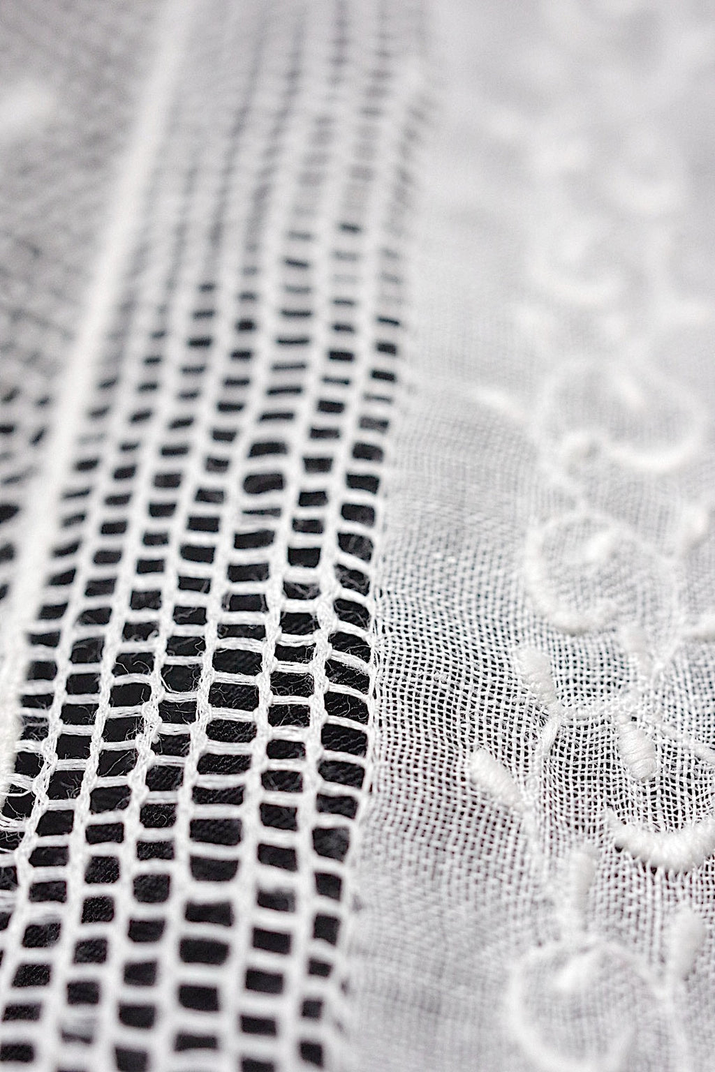 アンティークレースハンカチ　mouchoir  ancien ハンカチ1 .FR a l'epoque