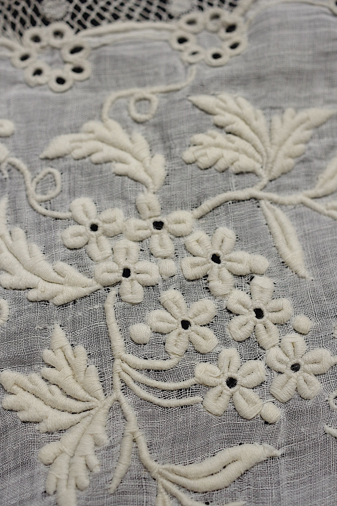 アンティークレースハンカチ　mouchoir ancien ハンカチ3 .FR a l'epoque