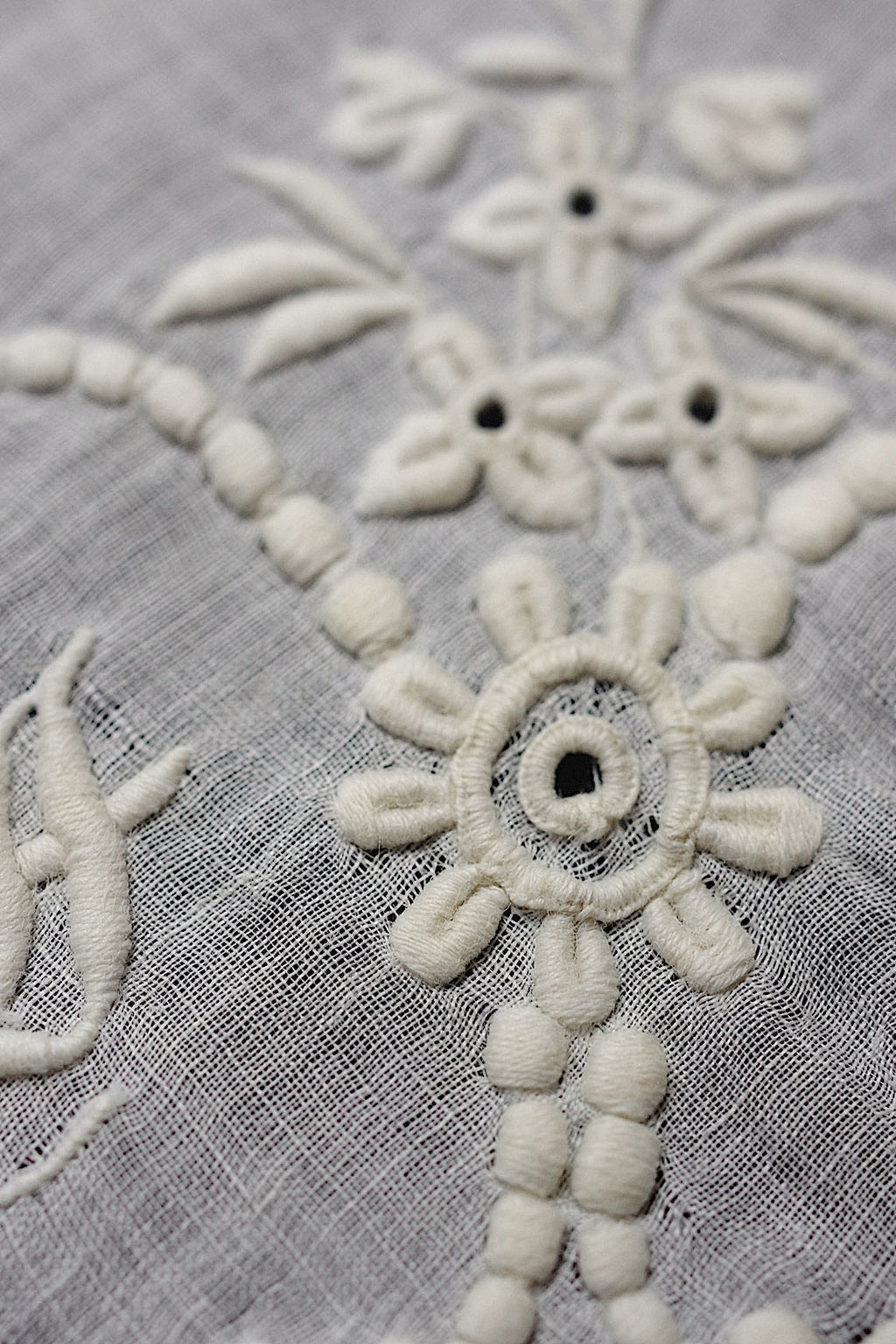 アンティークレースハンカチ　mouchoir ancien ハンカチ3 .FR a l'epoque