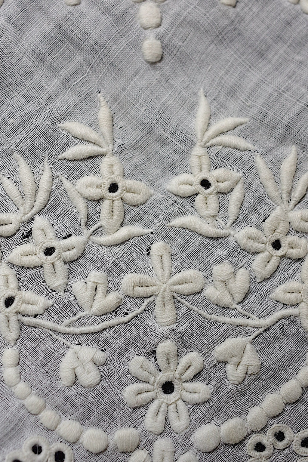 アンティークレースハンカチ　mouchoir ancien ハンカチ3 .FR a l'epoque