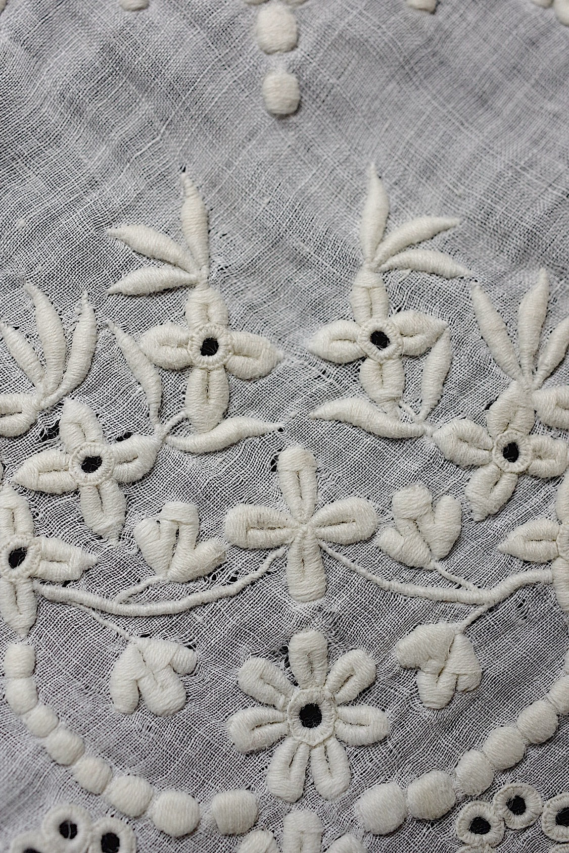 アンティークレースハンカチ　mouchoir ancien ハンカチ3 .FR a l'epoque