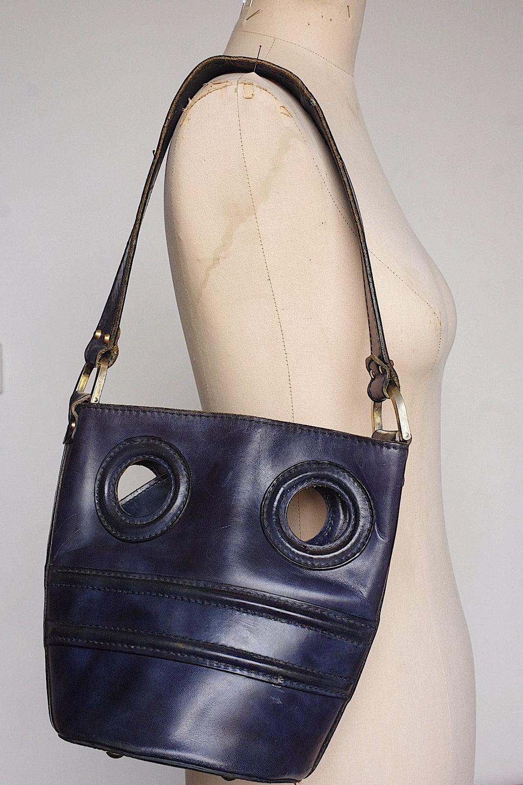 ヴィンテージバッグ　sac vintage バケツ型 .FR a l'epoque