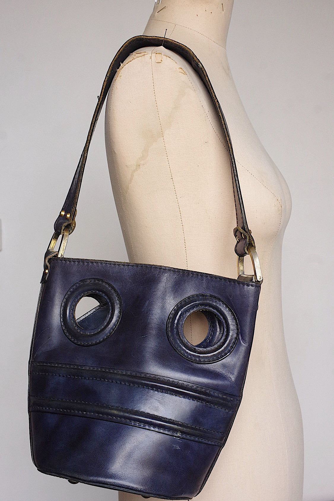 ヴィンテージバッグ　sac vintage バケツ型 .FR a l'epoque