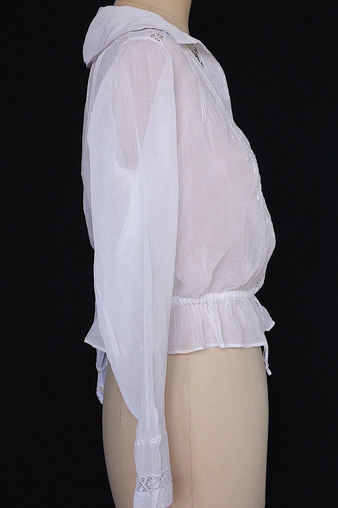 アンティークブラウス　vêtement antique セーラーカラー .FR a l'epoque