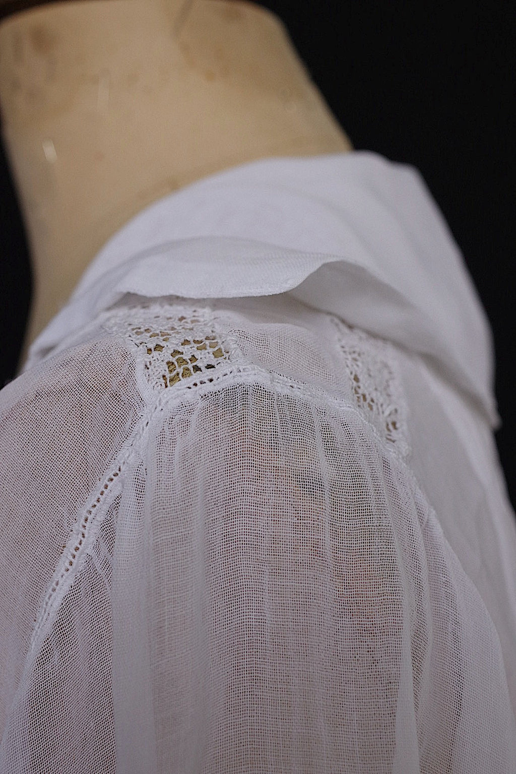 アンティークブラウス　vêtement antique セーラーカラー .FR a l'epoque