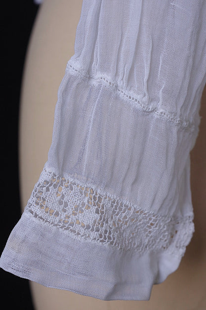 アンティークブラウス　vêtement antique セーラーカラー .FR a l'epoque