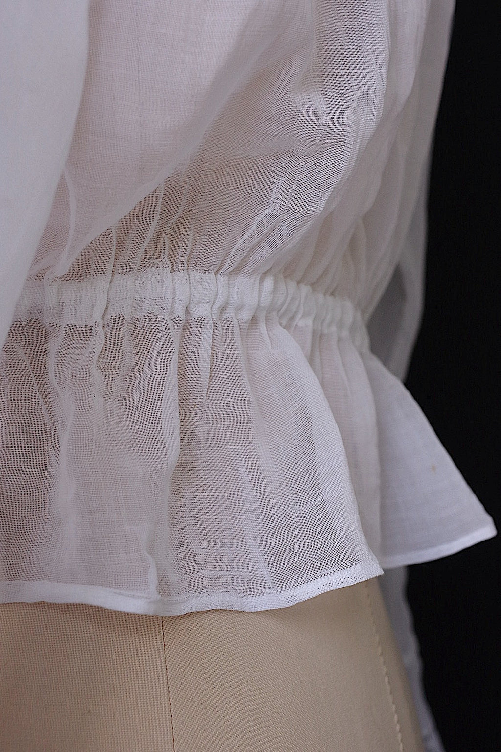 アンティークブラウス　vêtement antique セーラーカラー .FR a l'epoque