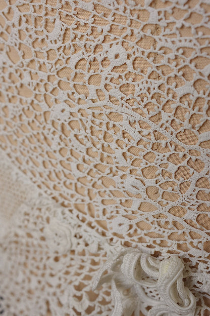 アンティークブラウス　vêtement antique クロシェレーストップ .FR a l'epoque