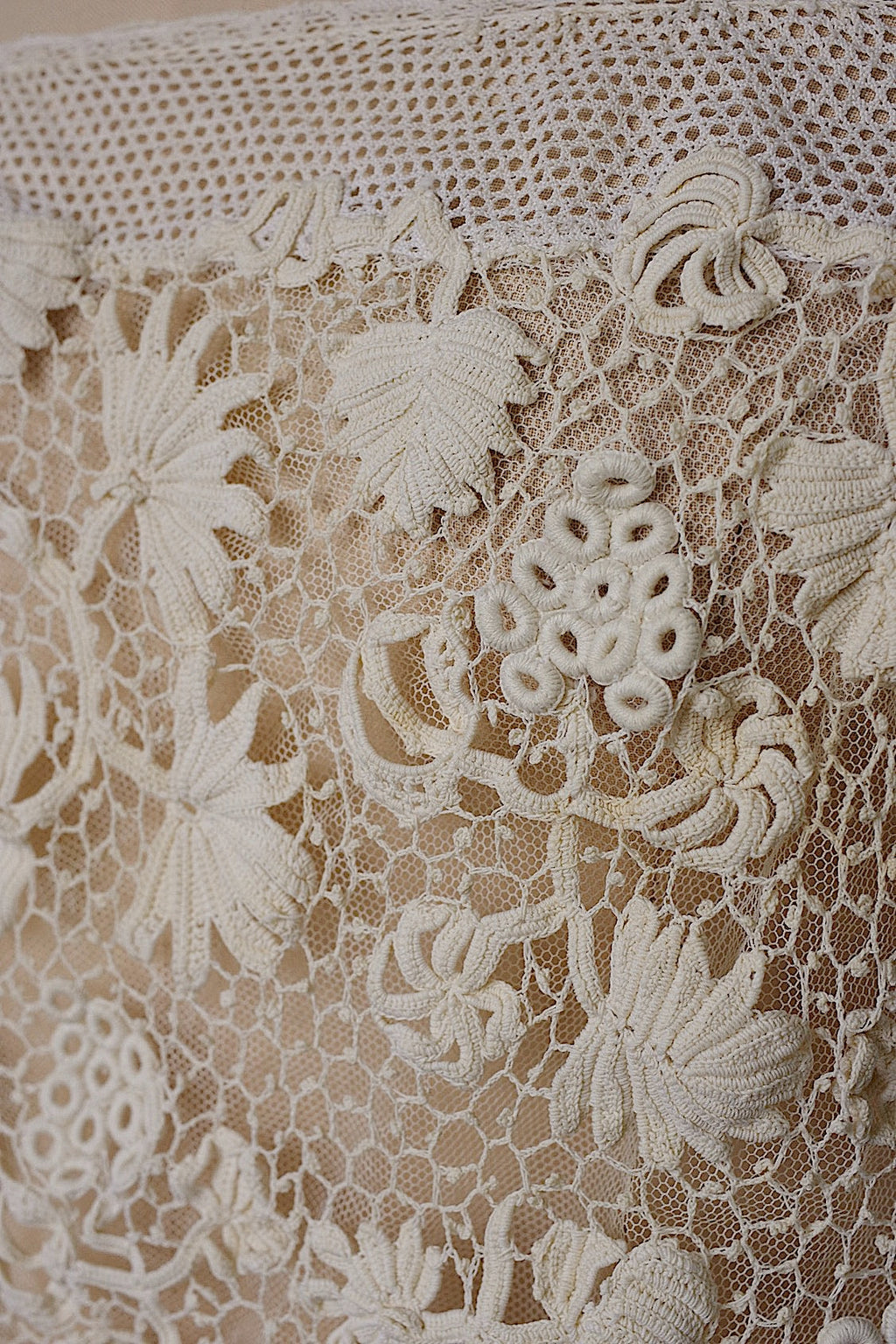 アンティークブラウス　vêtement antique クロシェレーストップ .FR a l'epoque