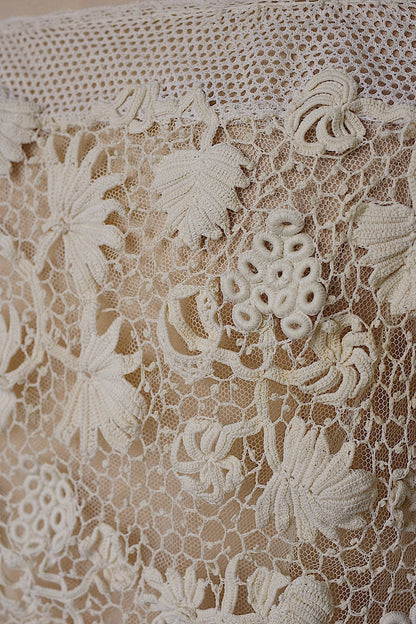 アンティークブラウス　vêtement antique クロシェレーストップ .FR a l'epoque