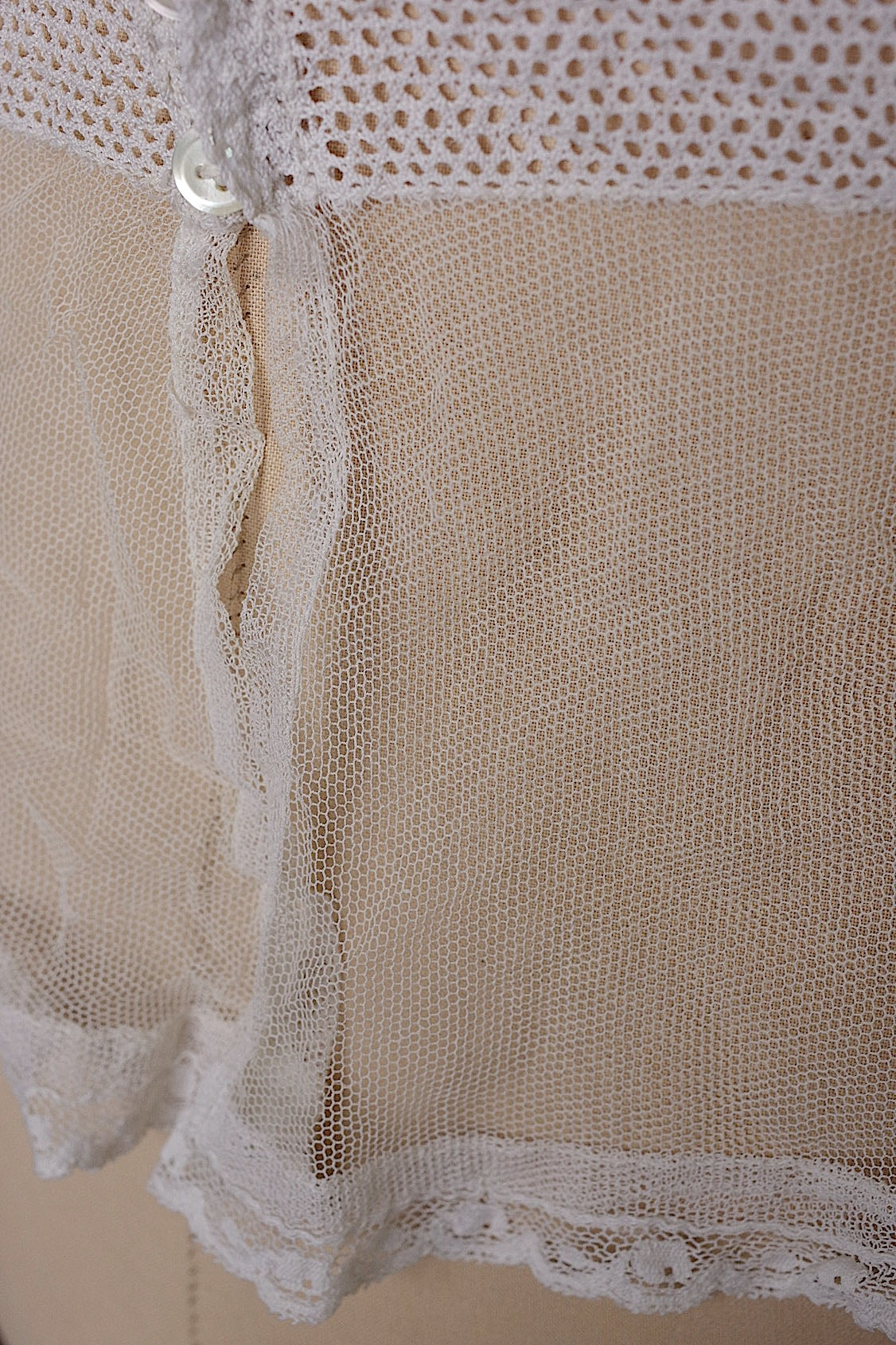 アンティークブラウス　vêtement antique クロシェレーストップ .FR a l'epoque