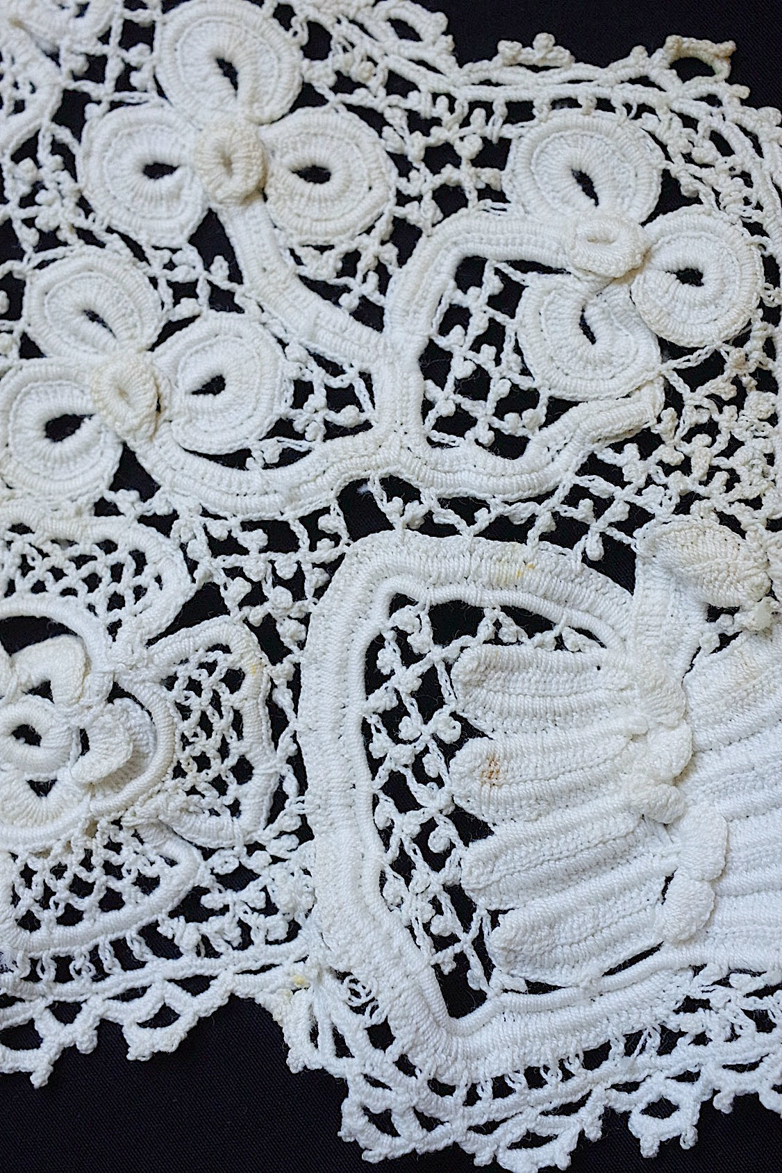 アンティークレース　dentelle ancienne クロシェ、ヴニーズ .FR a l'epoque