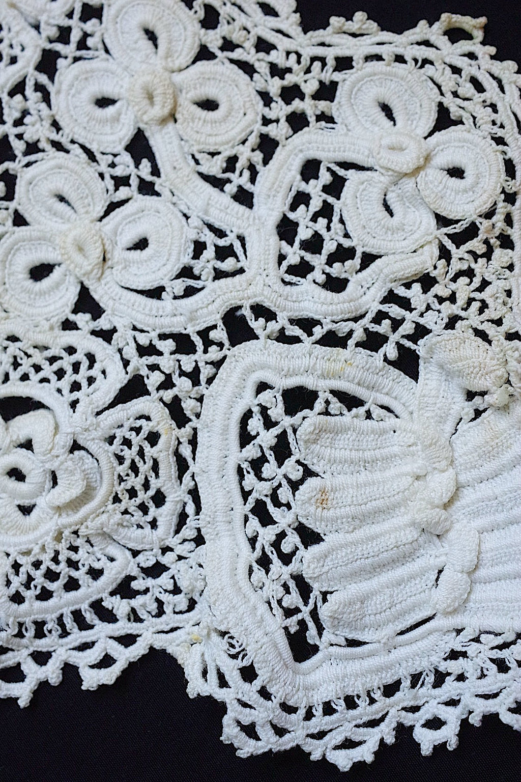 アンティークレース　dentelle ancienne クロシェ、ヴニーズ .FR a l'epoque