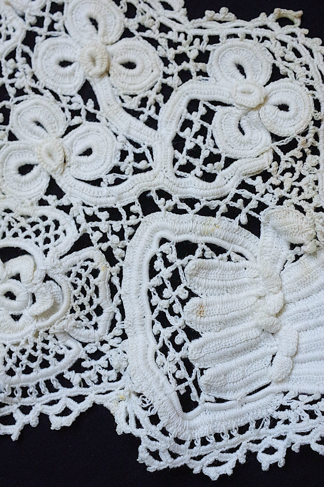 アンティークレース　dentelle ancienne クロシェ、ヴニーズ .FR a l'epoque