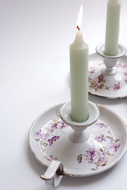 アンティークキャンドル立て　Bougeoir　すみれ .FR a l'epoque