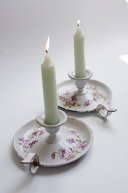 アンティークキャンドル立て　Bougeoir　すみれ .FR a l'epoque