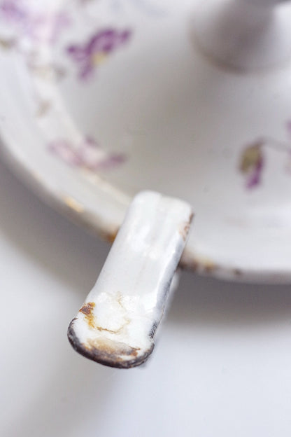 アンティークキャンドル立て　Bougeoir　すみれ .FR a l'epoque